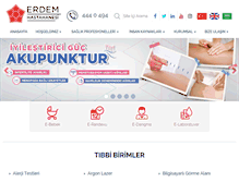 Tablet Screenshot of erdemhastahanesi.com.tr